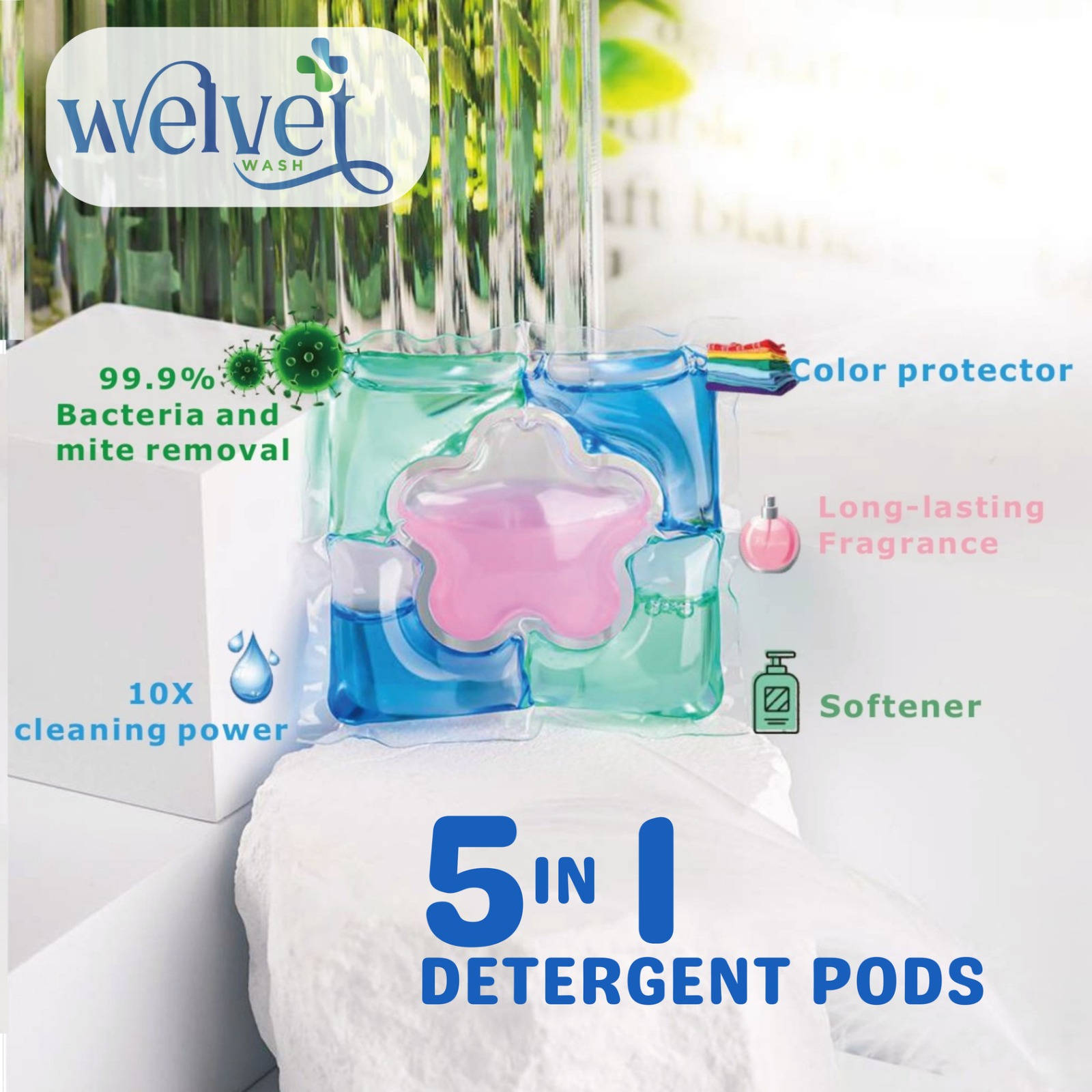 Fresh Fragrance Laundry Pods